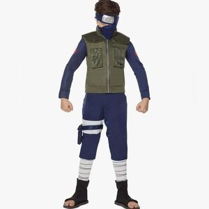 Kids Ninja Costume in Blue and Green